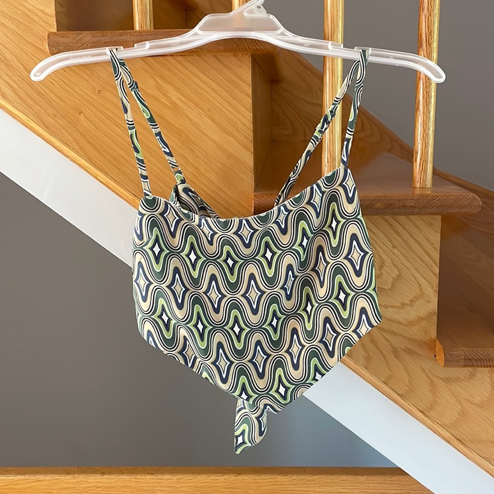 Y2K style scarf top